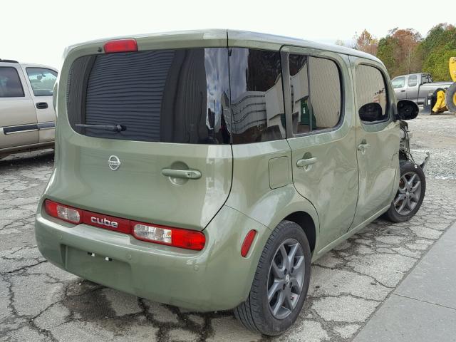 JN8AZ28R79T126977 - 2009 NISSAN CUBE BASE GREEN photo 4