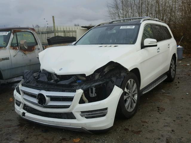 4JGDF7CE1EA303026 - 2014 MERCEDES-BENZ GL 450 4MA WHITE photo 2