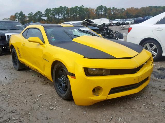 2G1FA1E32C9203717 - 2012 CHEVROLET CAMARO LS YELLOW photo 1