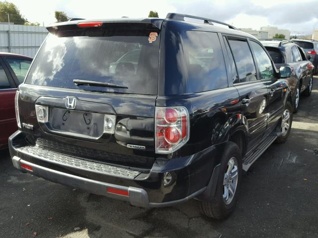 5FNYF18268B037211 - 2008 HONDA PILOT VP BLACK photo 4