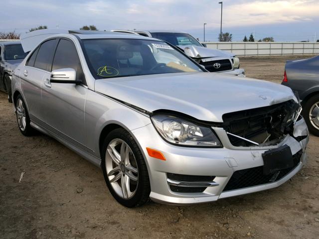 WDDGF4HB8ER317513 - 2014 MERCEDES-BENZ C 250 SILVER photo 1