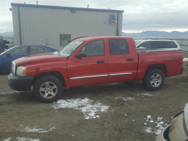 1D7HW28K17S263508 - 2007 DODGE DAKOTA QUA RED photo 9