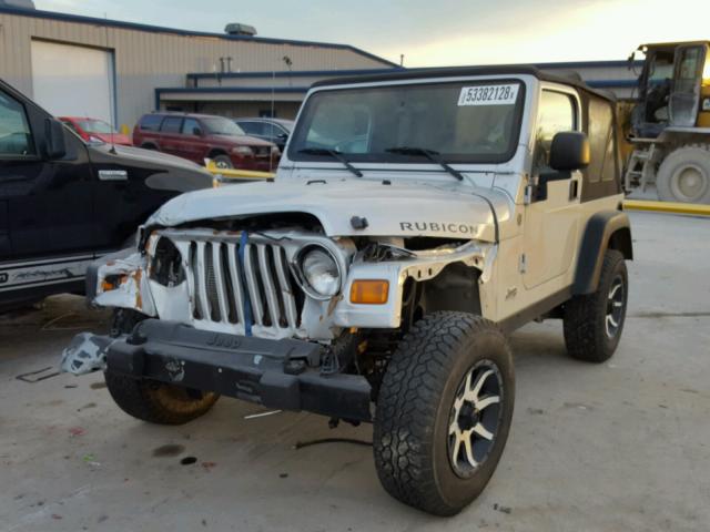 1J4FA69S34P767377 - 2004 JEEP WRANGLER / SILVER photo 2