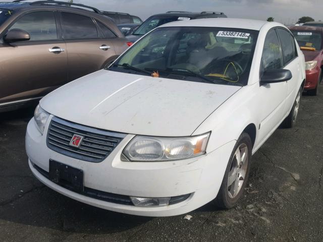1G8AL55F27Z152349 - 2007 SATURN ION LEVEL WHITE photo 2