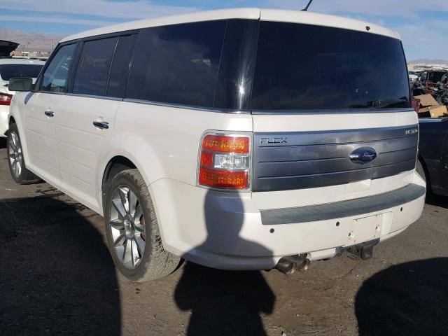 2FMDK53C99BA94482 - 2009 FORD FLEX LIMIT WHITE photo 3