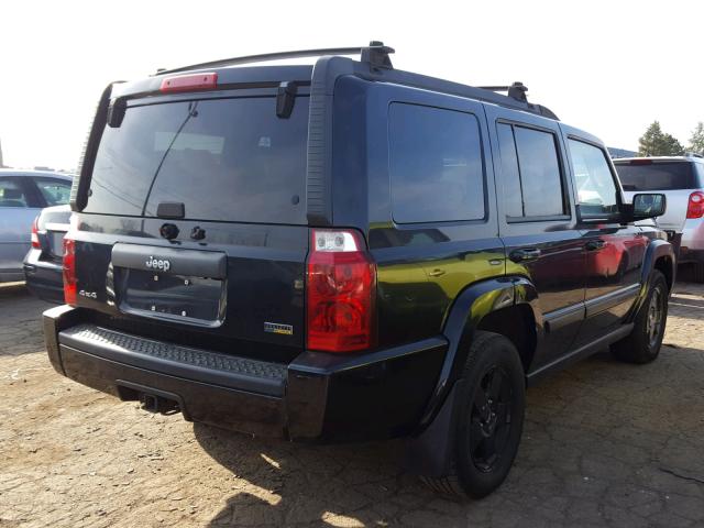 1J8HG48P57C620965 - 2007 JEEP COMMANDER BLACK photo 4
