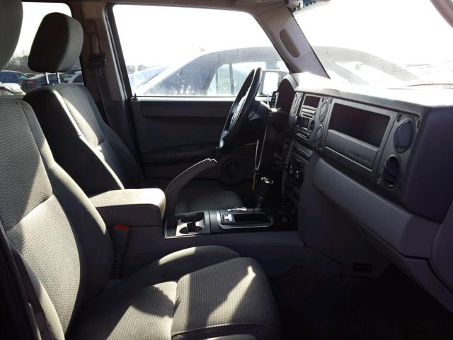 1J8HG48P57C620965 - 2007 JEEP COMMANDER BLACK photo 5