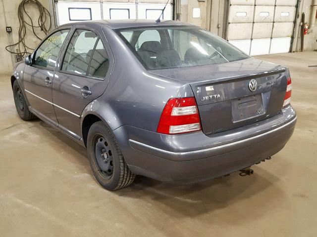 3VWRK69M84M082926 - 2004 VOLKSWAGEN JETTA GL GRAY photo 3