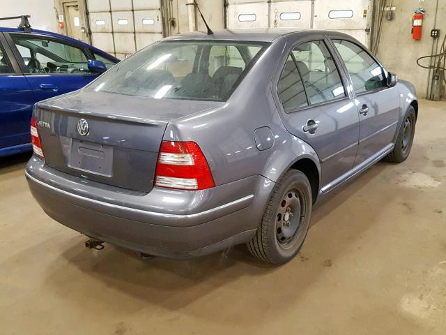 3VWRK69M84M082926 - 2004 VOLKSWAGEN JETTA GL GRAY photo 4