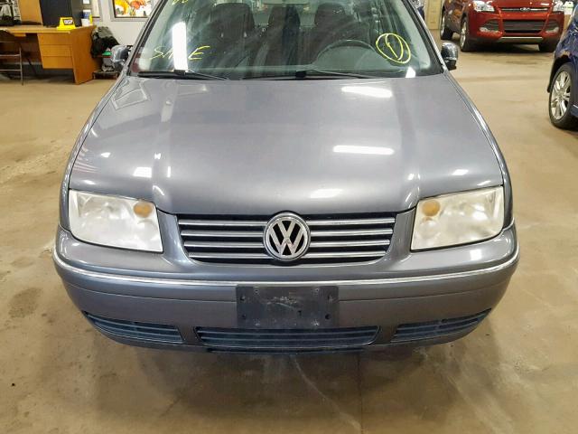 3VWRK69M84M082926 - 2004 VOLKSWAGEN JETTA GL GRAY photo 9