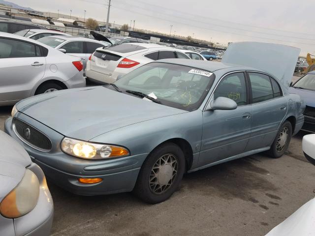 1G4HP52K334134164 - 2003 BUICK LESABRE CU BLUE photo 2