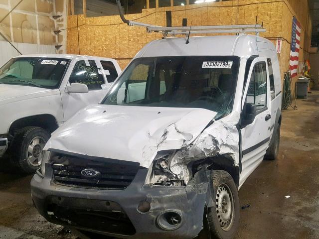 NM0LS6AN6BT053160 - 2011 FORD TRANSIT CO WHITE photo 2