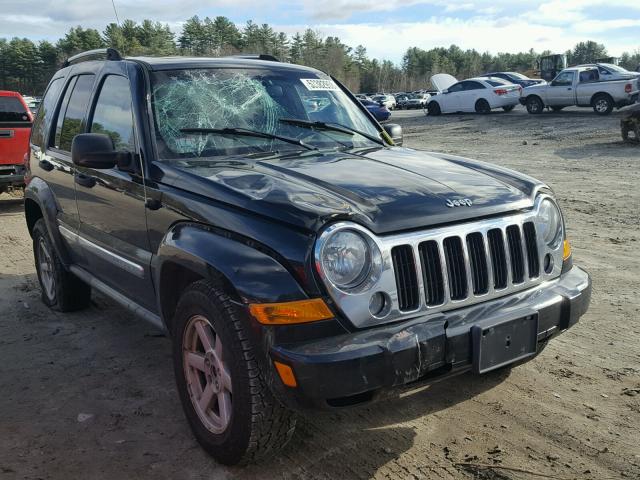 1J4GL58K17W538099 - 2007 JEEP LIBERTY LI BLACK photo 1