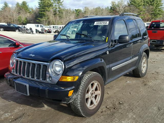 1J4GL58K17W538099 - 2007 JEEP LIBERTY LI BLACK photo 2