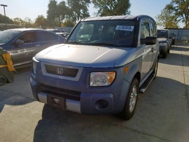 5J6YH18666L001505 - 2006 HONDA ELEMENT EX GRAY photo 2