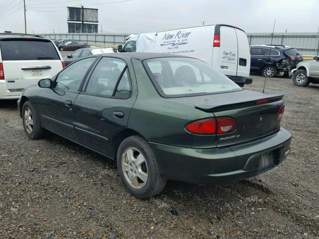 1G1JF52T4Y7262994 - 2000 CHEVROLET CAVALIER L GREEN photo 3