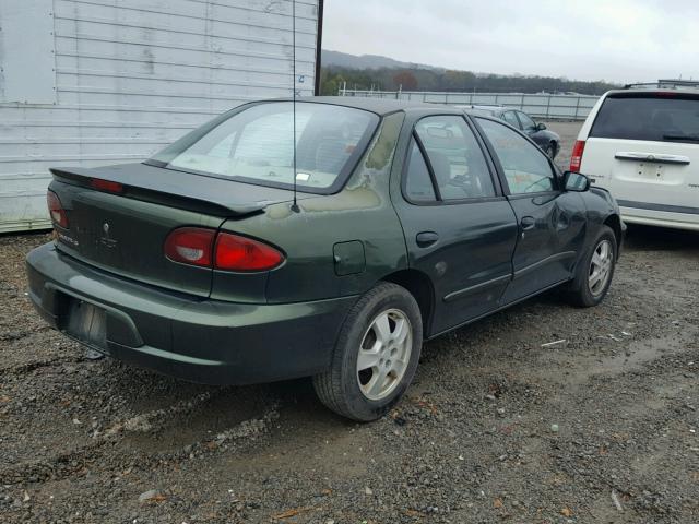 1G1JF52T4Y7262994 - 2000 CHEVROLET CAVALIER L GREEN photo 4