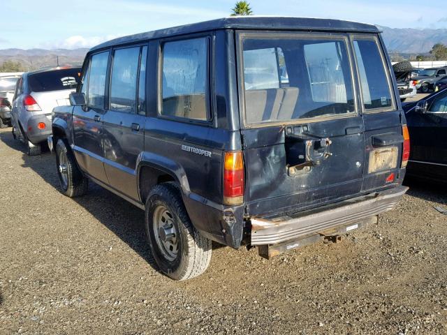 JACCH58E4M8915894 - 1991 ISUZU TROOPER BLACK photo 3