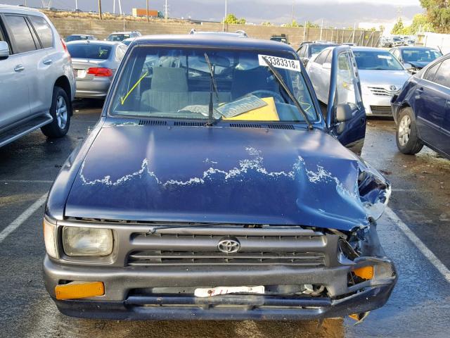 4TARN81AXPZ146986 - 1993 TOYOTA PICKUP 1/2 BLUE photo 9