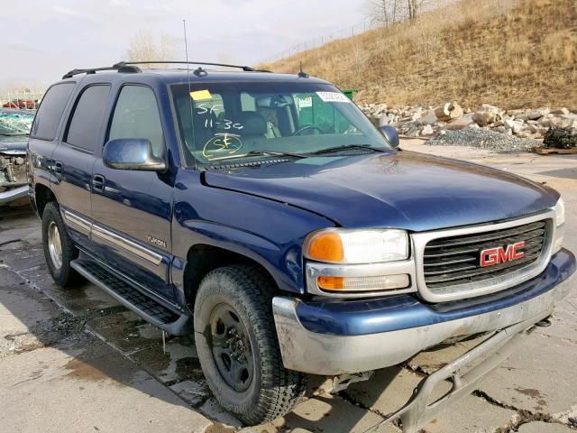 1GKEK13Z63J312178 - 2003 GMC YUKON BLUE photo 1