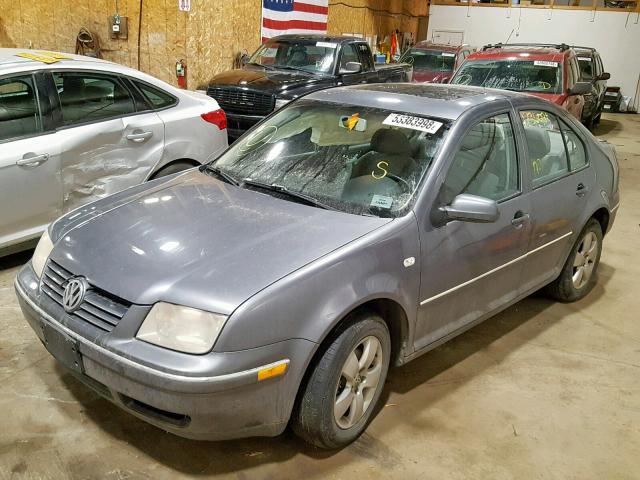 3VWSR69M35M029422 - 2005 VOLKSWAGEN JETTA GLS GRAY photo 2