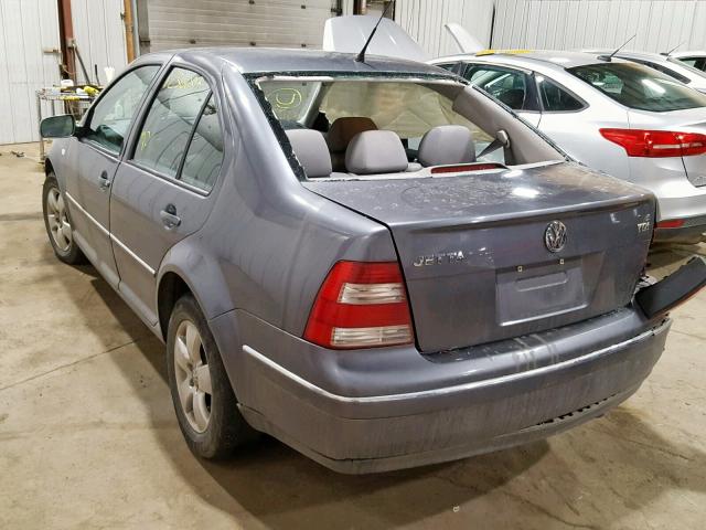 3VWSR69M35M029422 - 2005 VOLKSWAGEN JETTA GLS GRAY photo 3