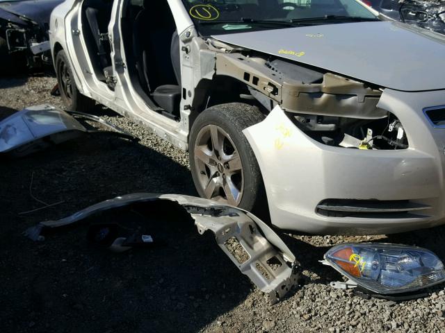 1G1ZH57B69F235784 - 2009 CHEVROLET MALIBU 1LT ბეჟი ფოტო 10