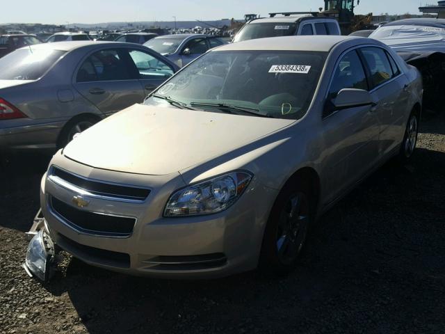 1G1ZH57B69F235784 - 2009 CHEVROLET MALIBU 1LT ბეჟი ფოტო 2
