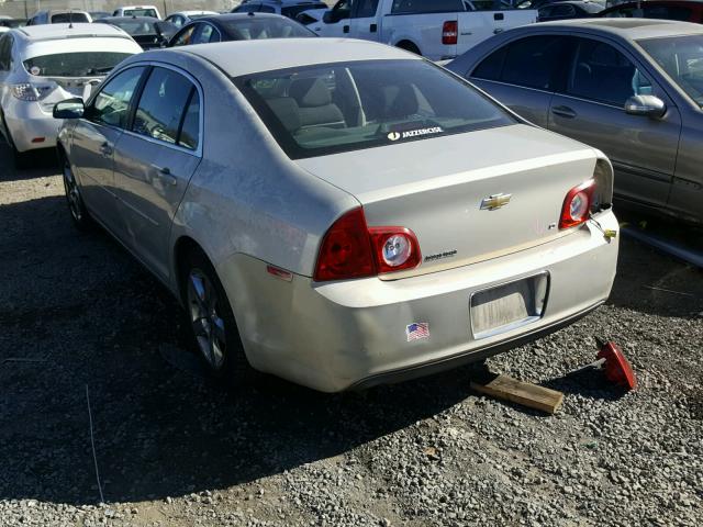 1G1ZH57B69F235784 - 2009 CHEVROLET MALIBU 1LT ბეჟი ფოტო 3