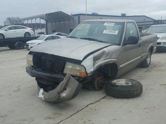 1GTCS144XWK506295 - 1998 GMC SONOMA TAN photo 2