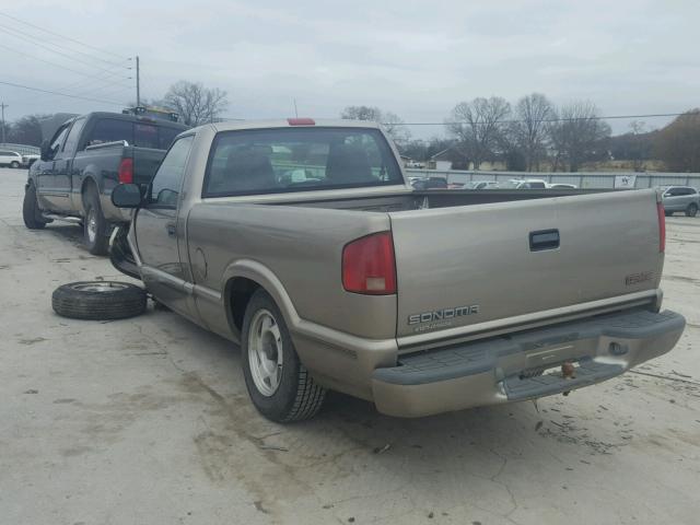 1GTCS144XWK506295 - 1998 GMC SONOMA TAN photo 3