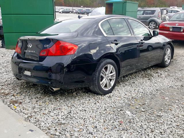 JN1CV6AP4CM627667 - 2012 INFINITI G37 BASE BLACK photo 4