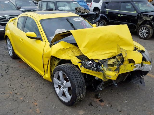 JM1FE17N540105173 - 2004 MAZDA RX8 YELLOW photo 1