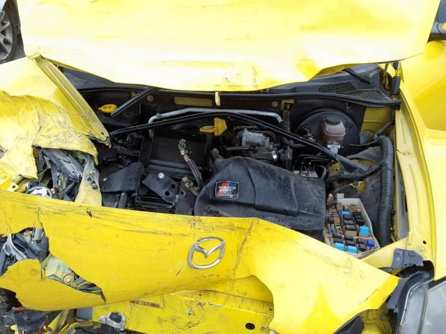 JM1FE17N540105173 - 2004 MAZDA RX8 YELLOW photo 7