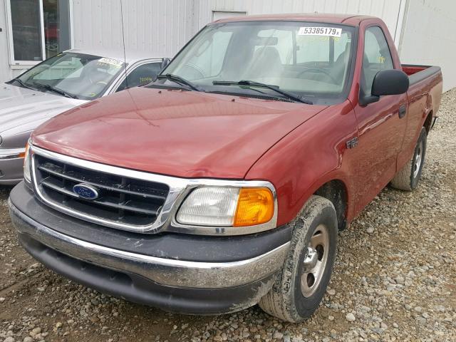 2FTRF17244CA87077 - 2004 FORD F-150 HERI RED photo 2