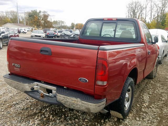 2FTRF17244CA87077 - 2004 FORD F-150 HERI RED photo 4