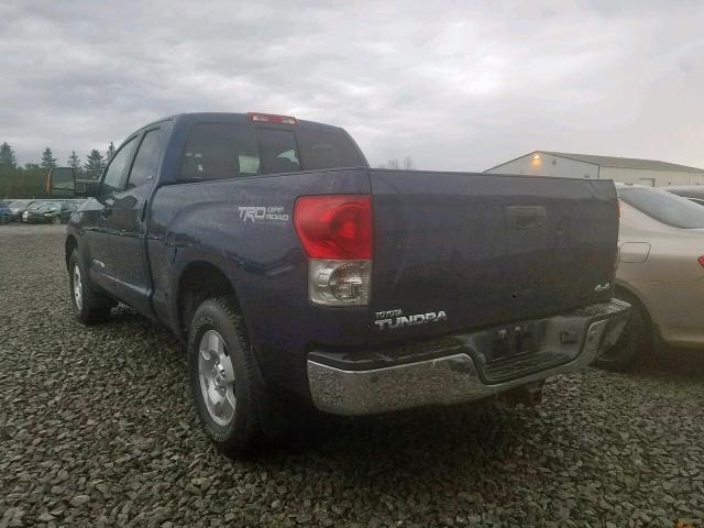 5TBBV54158S513725 - 2008 TOYOTA TUNDRA DOU BLUE photo 3