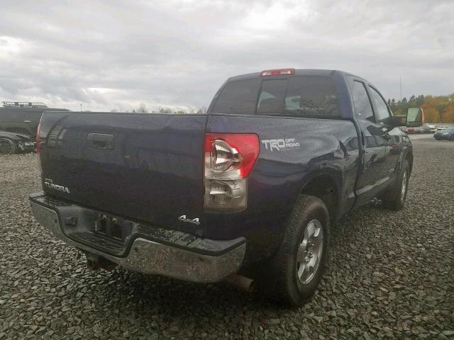 5TBBV54158S513725 - 2008 TOYOTA TUNDRA DOU BLUE photo 4