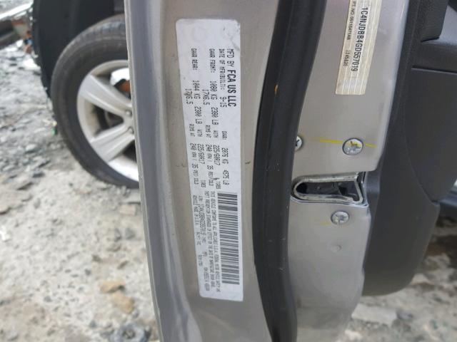 1C4NJDBB4GD557019 - 2016 JEEP COMPASS SP 银色 照片 10