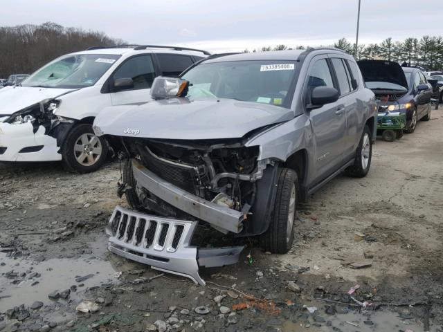 1C4NJDBB4GD557019 - 2016 JEEP COMPASS SP 银色 照片 2