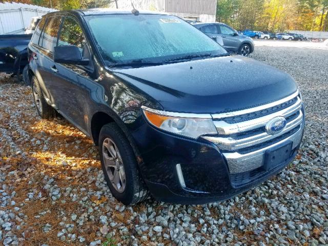 2FMDK4JC0BBA74155 - 2011 FORD EDGE SEL BLACK photo 1