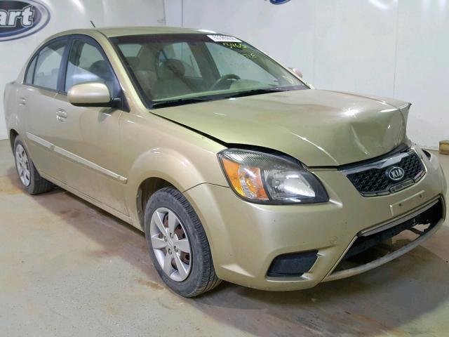 KNADH4A32A6673460 - 2010 KIA RIO LX GOLD photo 1