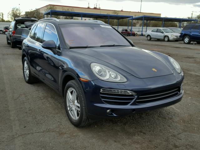 WP1AF2A23DLA20812 - 2013 PORSCHE CAYENNE BLUE photo 1