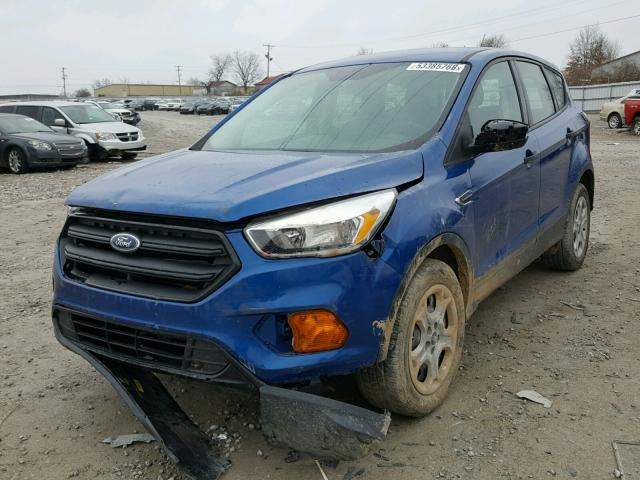 1FMCU0F71HUC42575 - 2017 FORD ESCAPE S BLUE photo 2