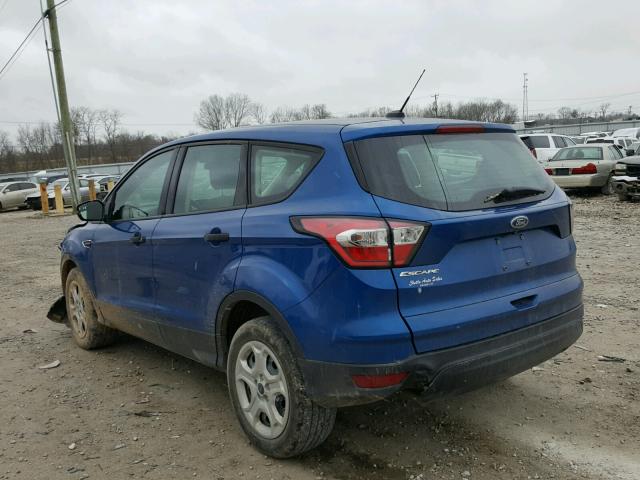 1FMCU0F71HUC42575 - 2017 FORD ESCAPE S BLUE photo 3