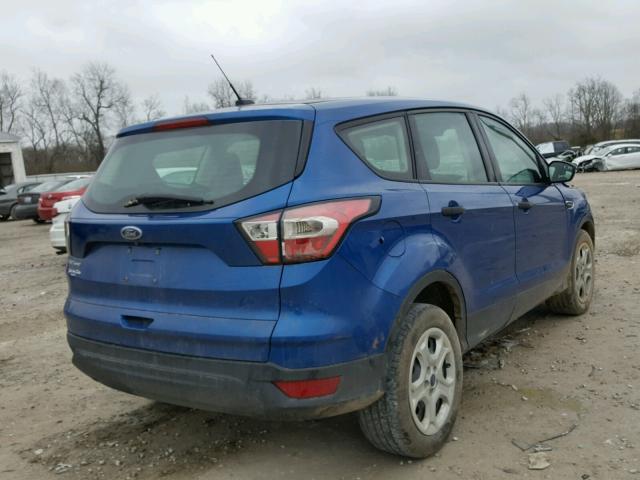 1FMCU0F71HUC42575 - 2017 FORD ESCAPE S BLUE photo 4