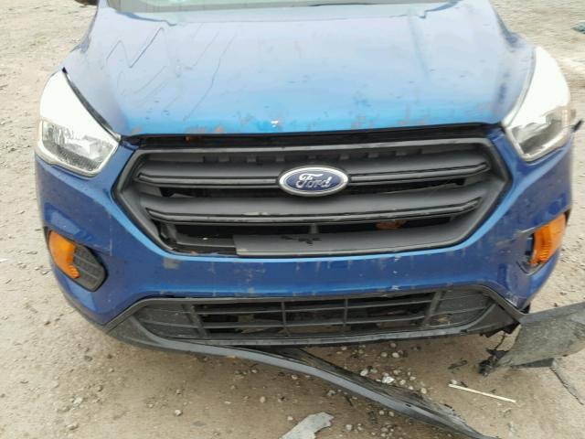 1FMCU0F71HUC42575 - 2017 FORD ESCAPE S BLUE photo 7