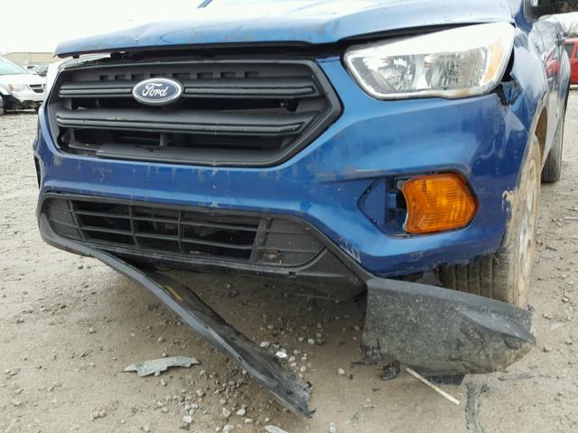 1FMCU0F71HUC42575 - 2017 FORD ESCAPE S BLUE photo 9