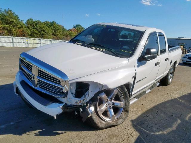 1D7HU18207S211142 - 2007 DODGE RAM 1500 S WHITE photo 2