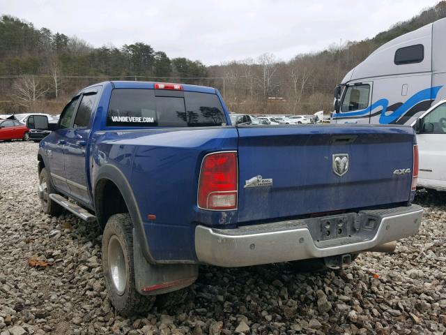 3C63RRHL2FG591045 - 2015 RAM 3500 SLT BLUE photo 3